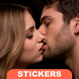Значок Stickers de Besos Apasionados